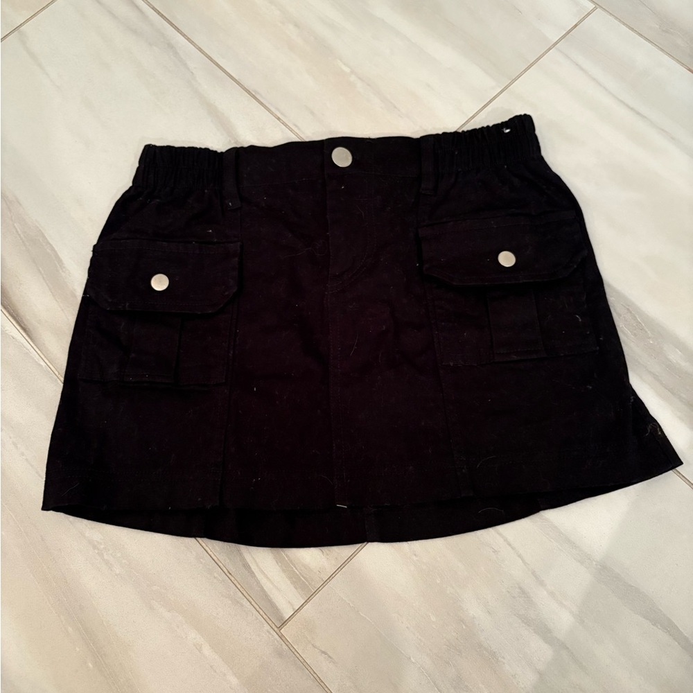 Rue 21 cargo black mini skirt